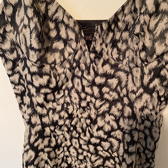 Free People Chrissy Animal Print Mini Dress - Picture 6 of 7